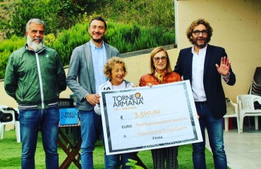 Torneo Armana 2018 dona 3500 euro alla Associazione Cucchi