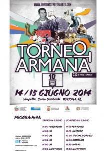 Locandina della decima edizione del Torneo Armana