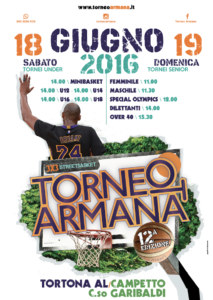 Locandina Torneo Armana 2016